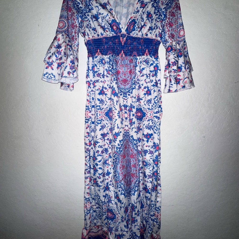 Floral Bohemian Maxi Dress